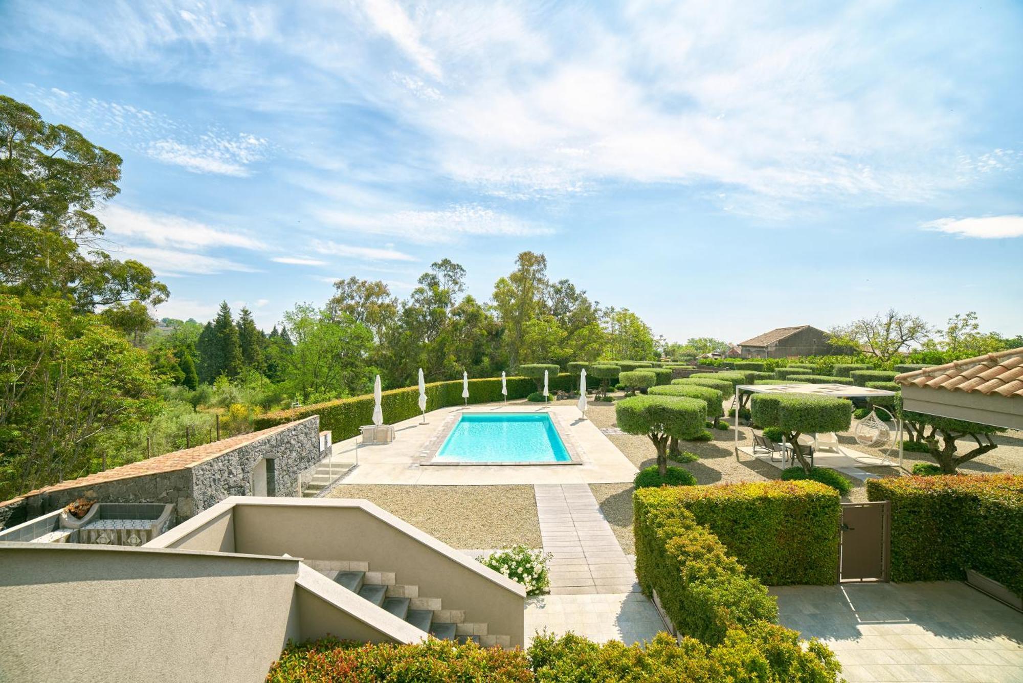 Il Casale Di Monacella Aparthotel Santa Venerina Bagian luar foto